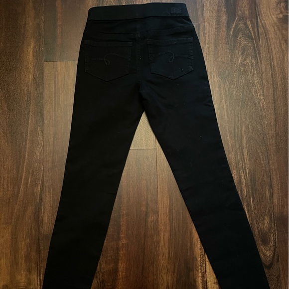 Justice Black Leggings, Size 10 Slim - Picture 4 of 7